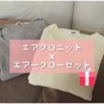大活躍してくれたユニクロニット×エアクロの洋服コーデ